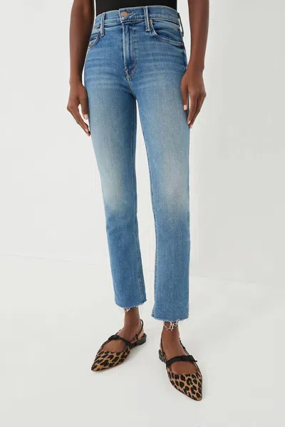 Mother Mid-rise Dazzler Jeans In Riding Cliffside