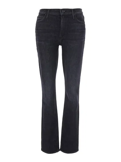 Mother Mid Rise Dazzler Skimp Slim Fit Jeans In Blue