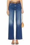 Mother Mid Rise Maven Sneak Jeans In Over The Top