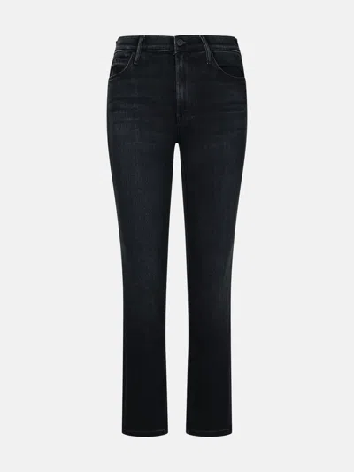 Mother 'mid Rise' Navy Cotton Blend Jeans