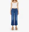 Mother The Rambler Ankle Wide Leg Jeans In Blue