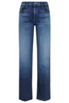 Mother Mid-rise Straight-leg Denim Jeans In Blue