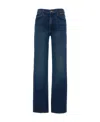 Mother The Down Low Spinner Heel Straight-leg Jeans In Blue
