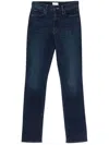 Mother The Rascal Skimp Jeans In Blue