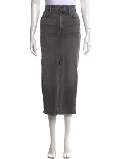 Pre-owned Mother Midi Length Skirt W/ Tags In Gray