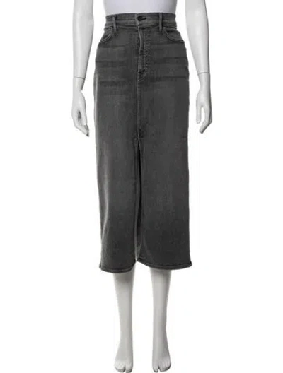 Pre-owned Mother Midi Length Skirt W/ Tags In Grey