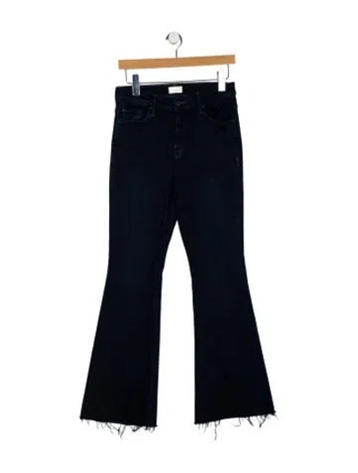 Pre-owned Mother Mid-rise Flared Jeans In Blue