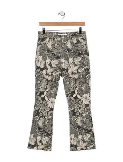Pre-owned Mother Mid-rise Flared Jeans In Multi