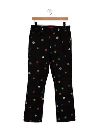 Pre-owned Mother Mid-rise Flared Jeans W/ Tags In Black