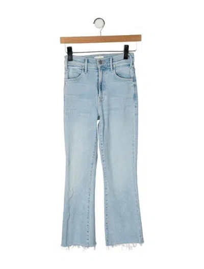 Pre-owned Mother Mid-rise Flared Jeans W/ Tags In Blue