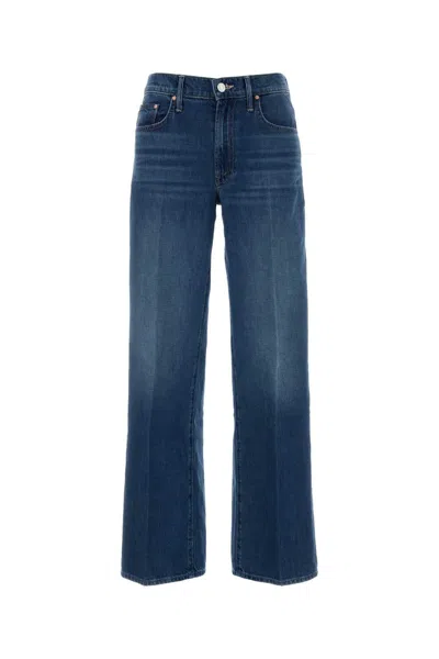Mother Midrise Jeans In Blue