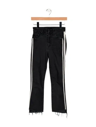 Pre-owned Mother Mid-rise Skinny Leg Jeans In Black