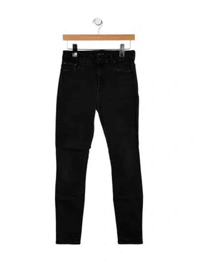 Pre-owned Mother Mid-rise Skinny Leg Jeans In Blue