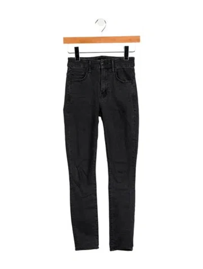 Pre-owned Mother Mid-rise Skinny Leg Jeans In Blue