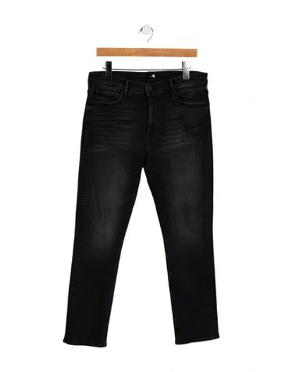 Pre-owned Mother Mid-rise Skinny Leg Jeans In Blue