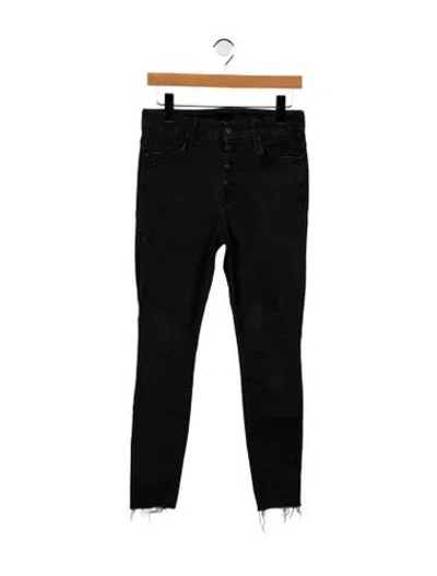 Pre-owned Mother Mid-rise Skinny Leg Jeans In Blue