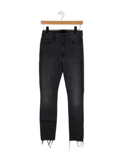 Pre-owned Mother Mid-rise Skinny Leg Jeans In Blue