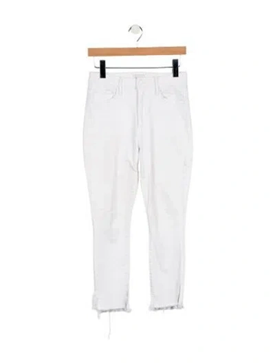Pre-owned Mother Mid-rise Skinny Leg Jeans In Multi