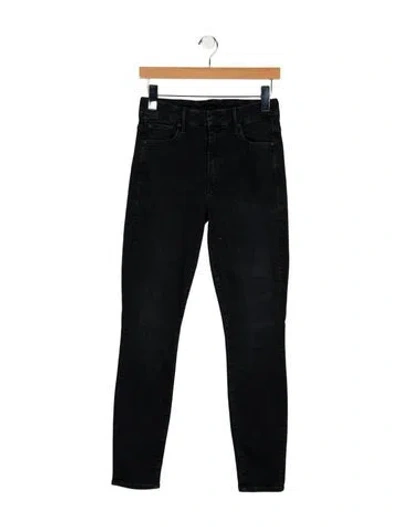 Pre-owned Mother Mid-rise Skinny Leg Jeans In Multi