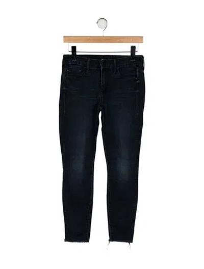 Pre-owned Mother Mid-rise Skinny Leg Jeans In Multi