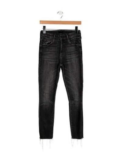 Pre-owned Mother Mid-rise Skinny Leg Jeans In Multi