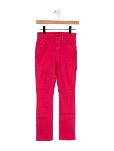 Pre-owned Mother Mid-rise Skinny Leg Jeans In Orange