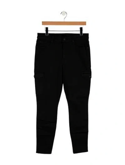 Pre-owned Mother Mid-rise Skinny Leg Jeans W/ Tags In Black