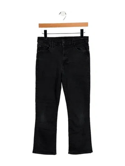 Pre-owned Mother Mid-rise Straight Leg Jeans In Blue