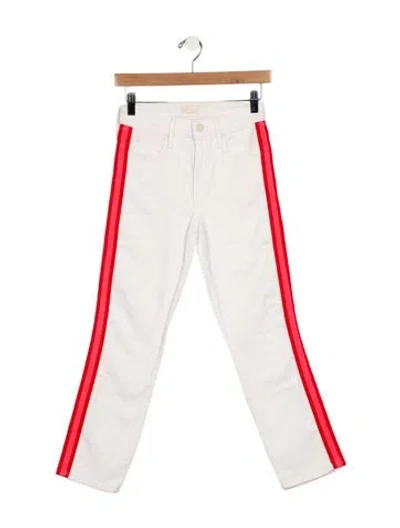 Pre-owned Mother Mid-rise Straight Leg Jeans In Multi