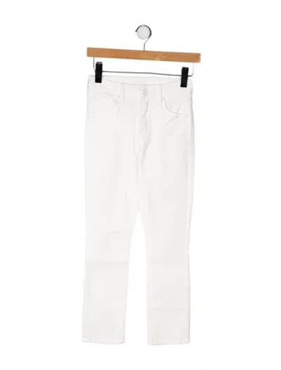 Pre-owned Mother Mid-rise Straight Leg Jeans In Multi