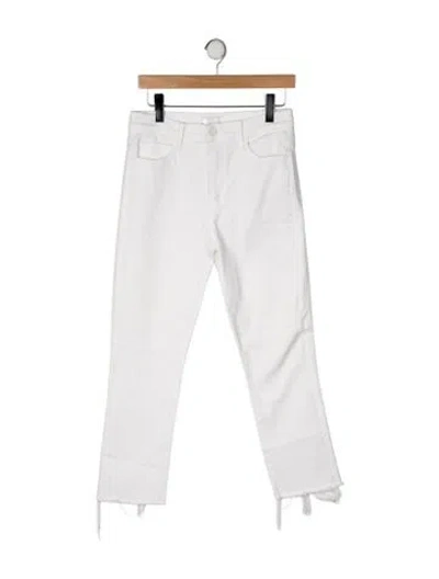 Pre-owned Mother Mid-rise Straight Leg Jeans In Multi