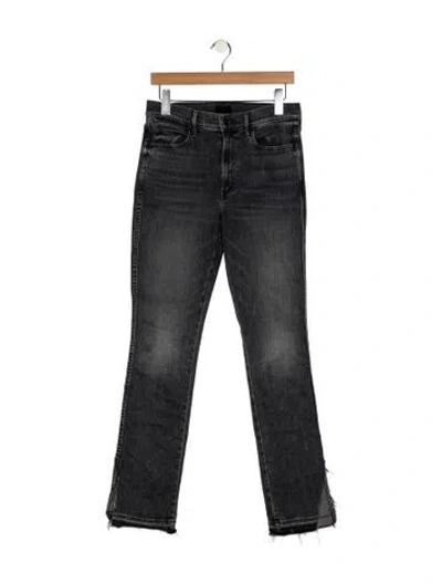 Pre-owned Mother Mid-rise Straight Leg Jeans In Multi