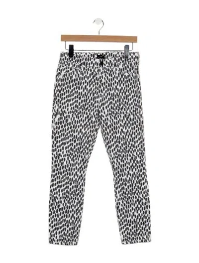 Pre-owned Mother Mid-rise Straight Leg Jeans In Multi