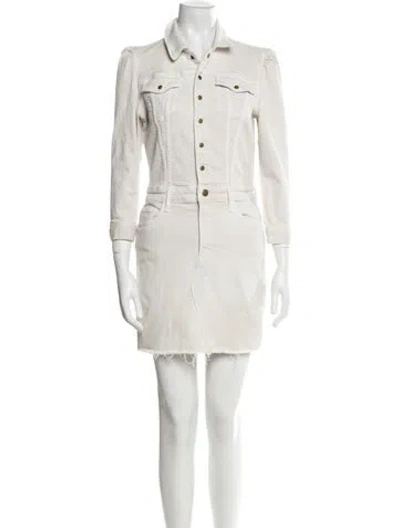 Pre-owned Mother Mini Dress In Neutral