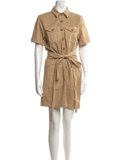 Pre-owned Mother Mini Dress In Neutral
