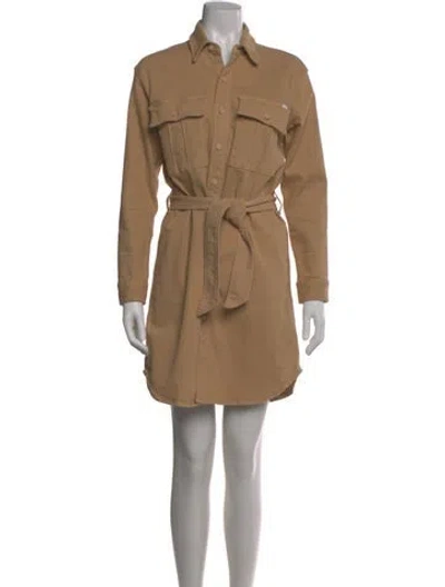 Pre-owned Mother Mini Dress In Neutral