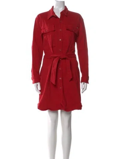Pre-owned Mother Mini Dress In Red