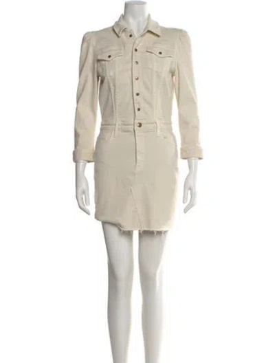Pre-owned Mother Mini Dress In White