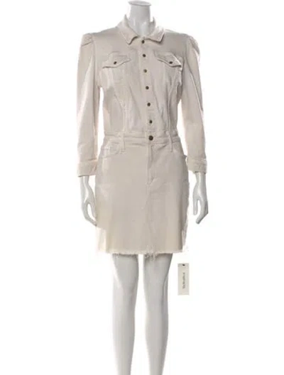 Pre-owned Mother Mini Dress In White