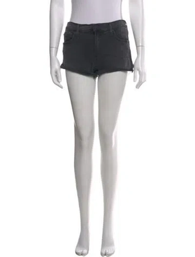 Pre-owned Mother Mini Shorts In Black