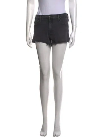 Pre-owned Mother Mini Shorts In Black