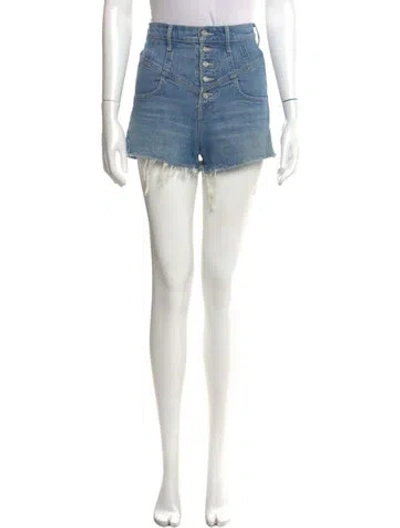 Pre-owned Mother Mini Shorts In Blue