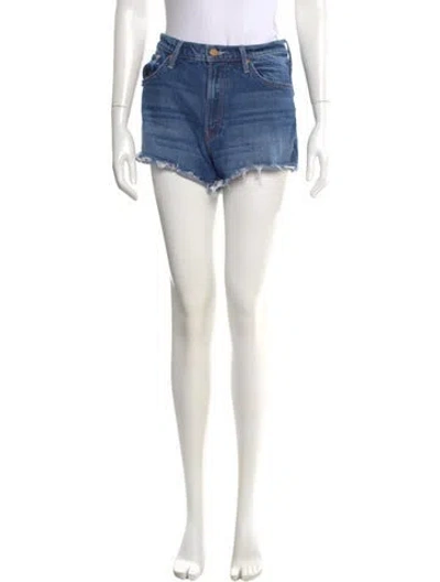 Pre-owned Mother Mini Shorts In Blue
