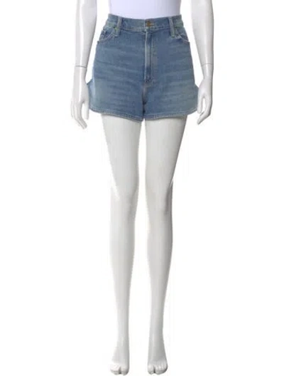 Pre-owned Mother Mini Shorts In Blue