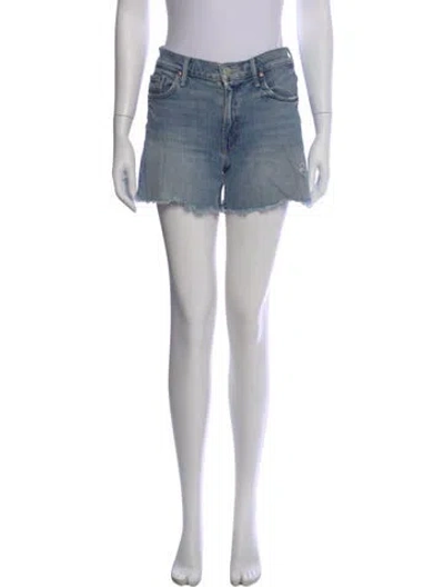 Pre-owned Mother Mini Shorts In Blue