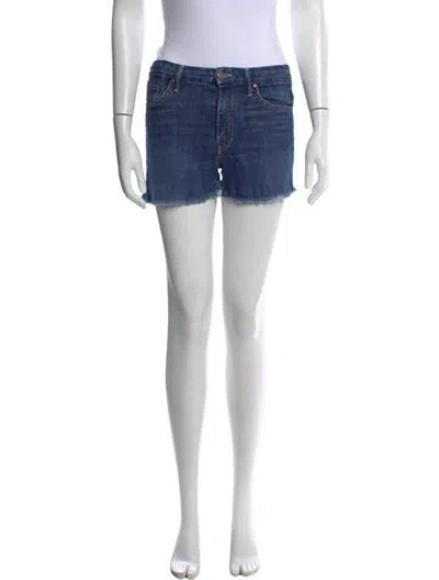 Pre-owned Mother Mini Shorts In Blue