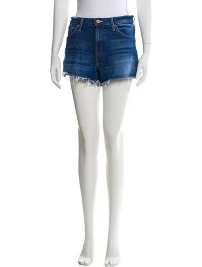 Pre-owned Mother Mini Shorts In Blue