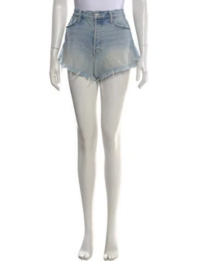 Pre-owned Mother Mini Shorts In Blue