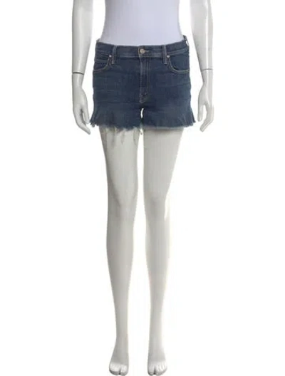 Pre-owned Mother Mini Shorts In Blue