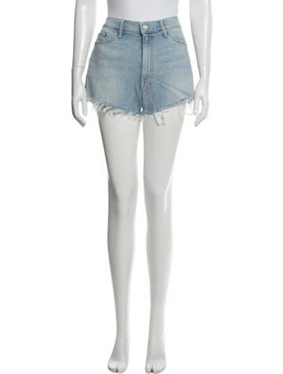 Pre-owned Mother Mini Shorts In Blue